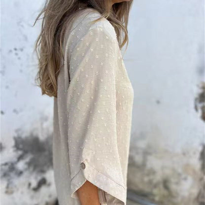 Journi™ | Jacquard Gebreide Dames Vrijetijdstop