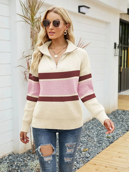Anouk™ | Gebreide Halfzip Trui